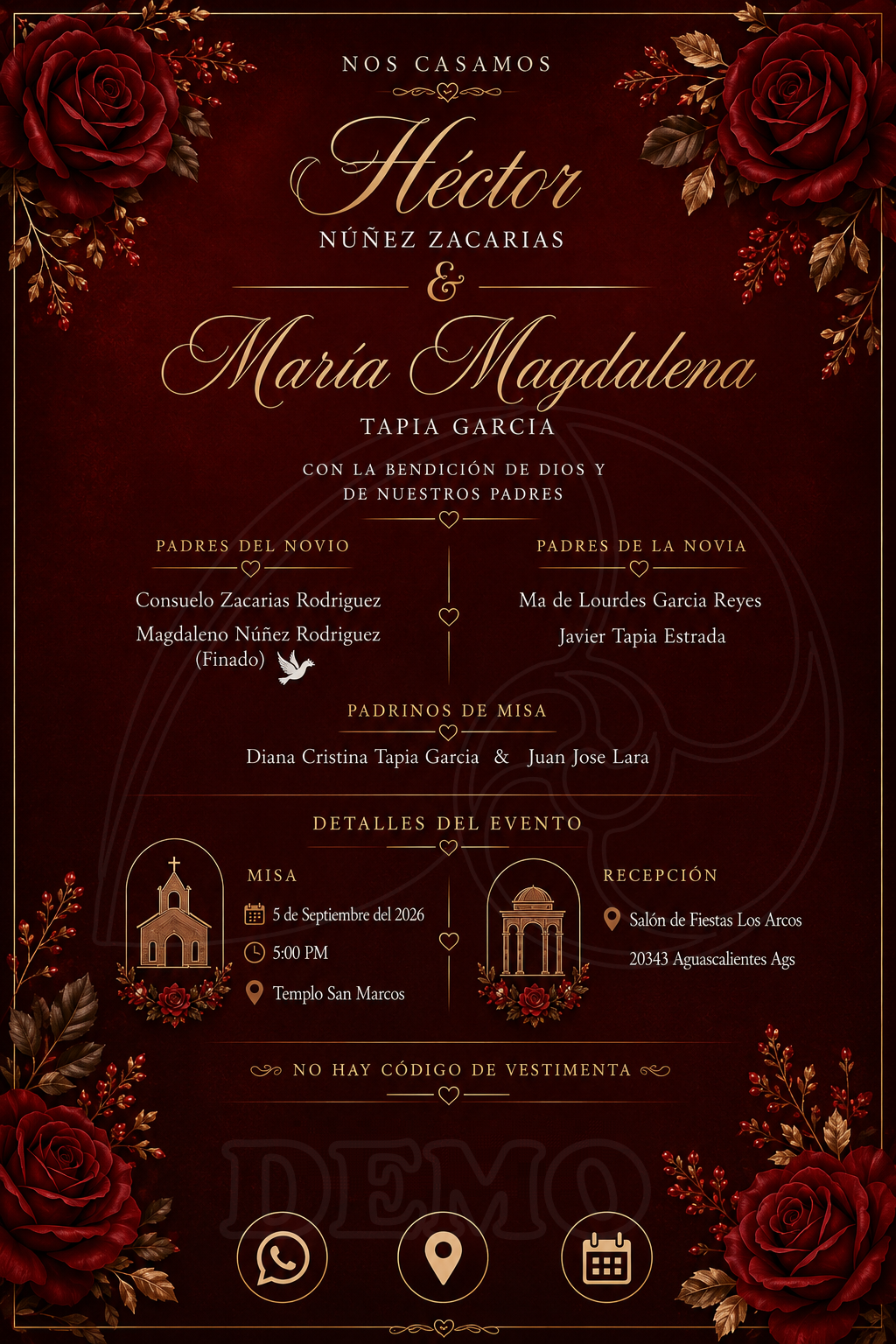 Invitación Boda