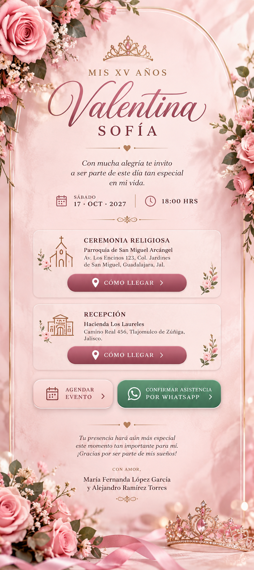 Invitación XV