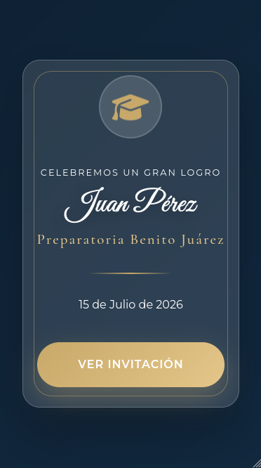 Invitación Graduacion