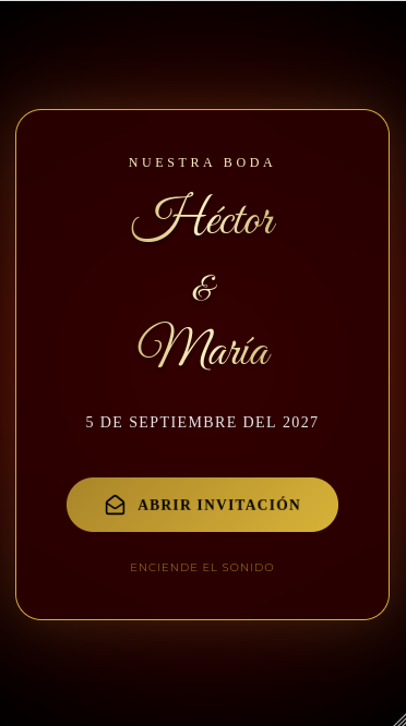 Invitación Boda